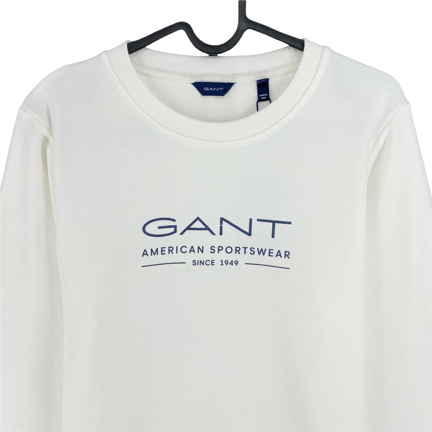 GANT White MD. Summer Crew Neck Sweater Jumper Size S