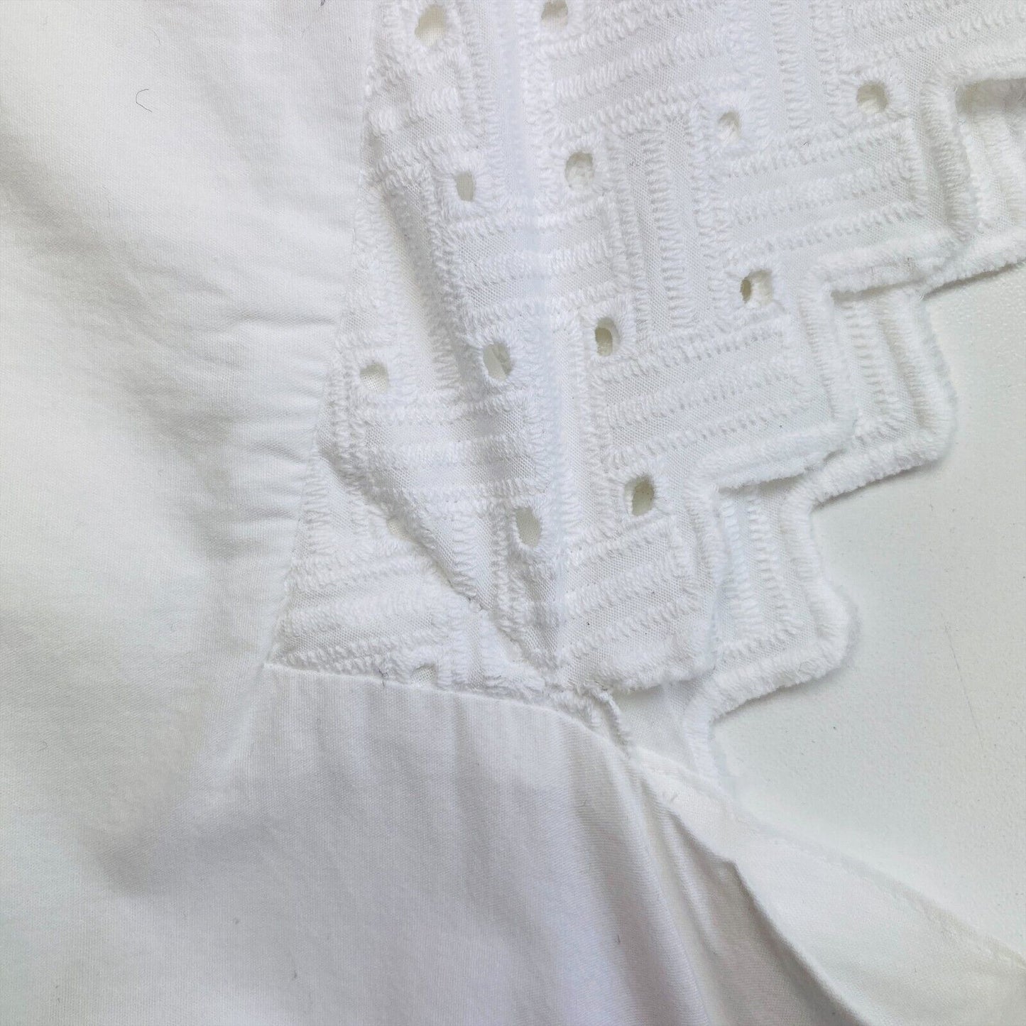 GANT Robe en broderie anglaise blanche Taille EU 36 38 UK 8 10 US 6 8