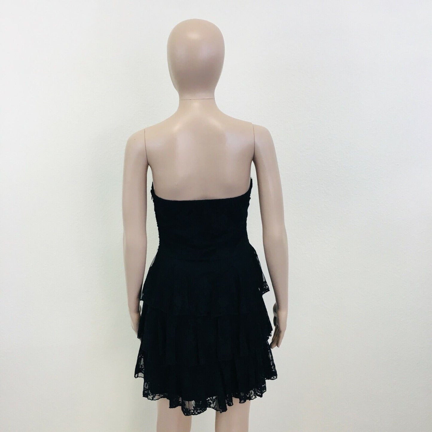 Jennyfer Robe de soirée courte noire sans manches Taille M