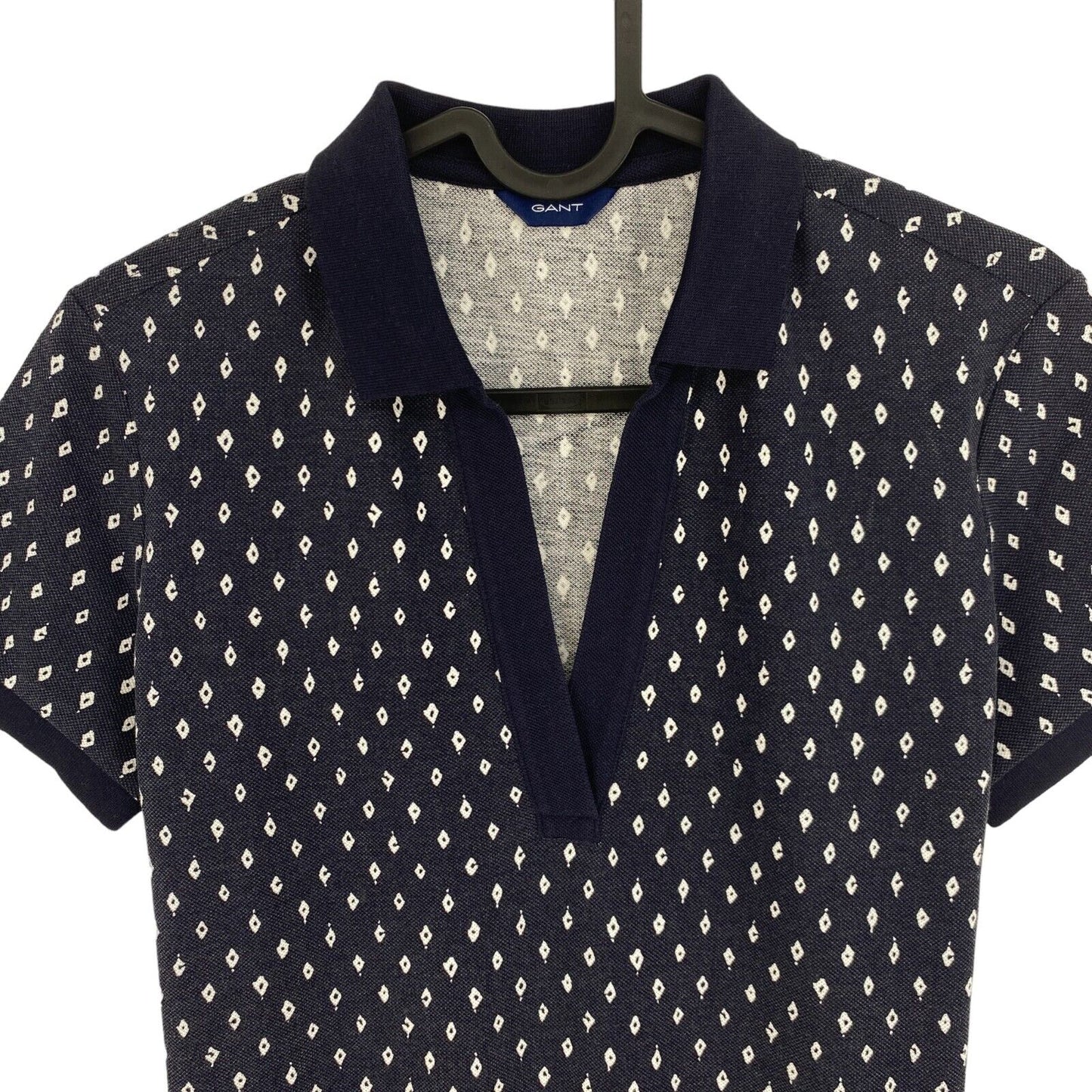 GANT Bleu Marine Mini Argyle Polo Taille XS