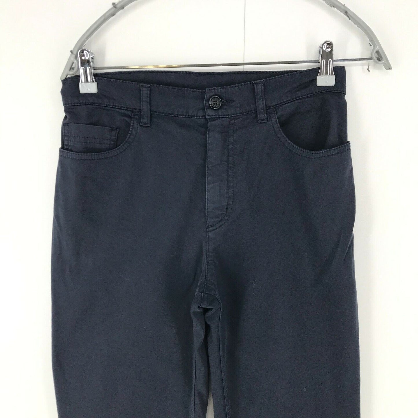 MARINA YACHTING Damen Chinohose in regulärer, gerader Passform, Marineblau, Größe W28