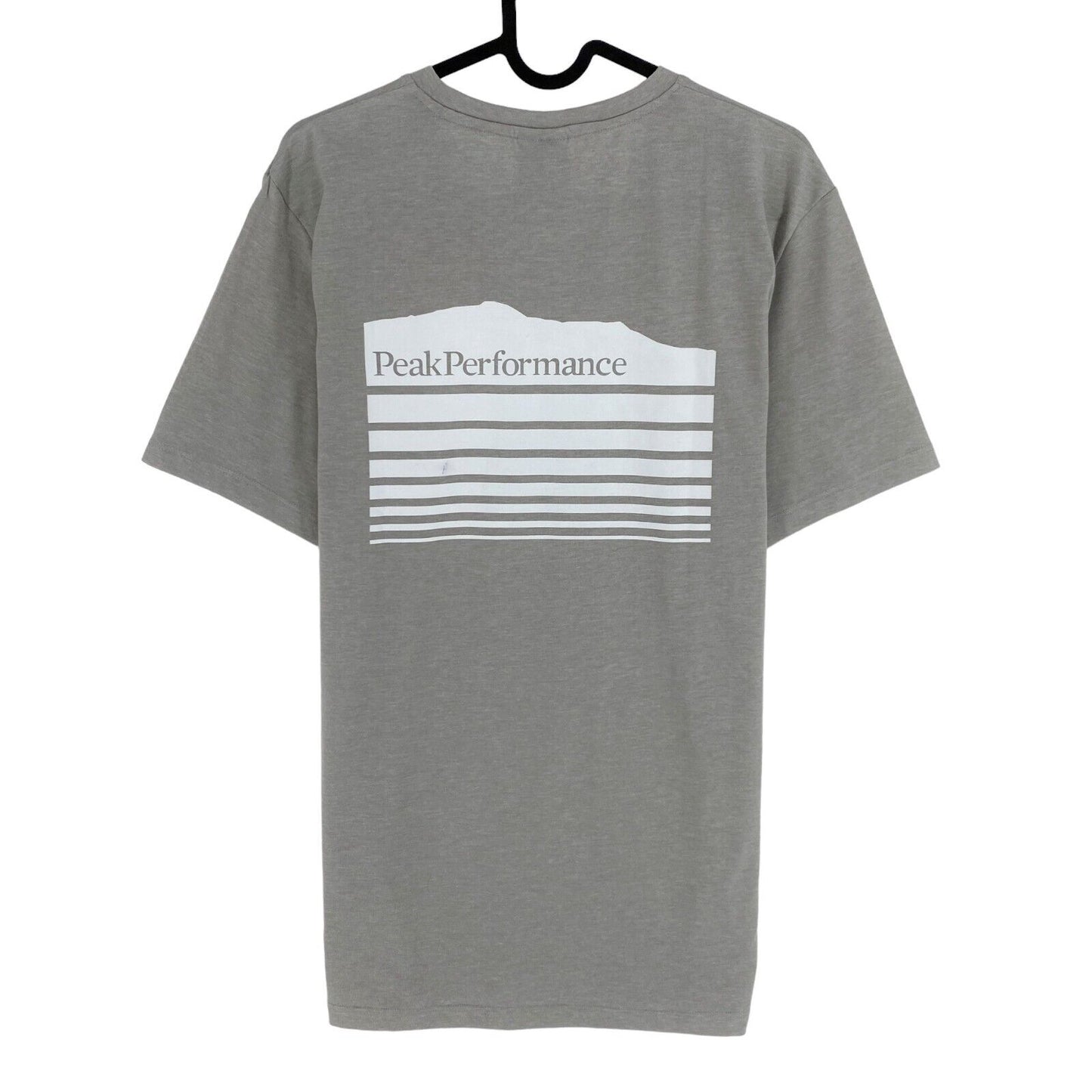 Peak Performance Grey Explore Horizon Crew Neck Tee T-Shirt Size M