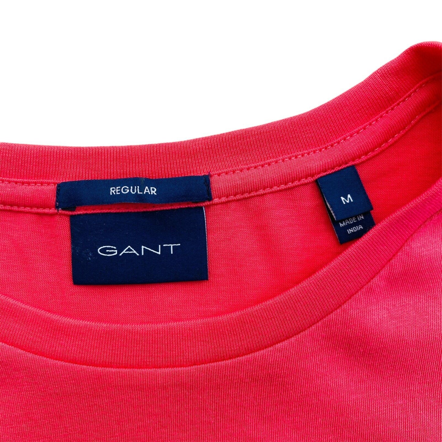 GANT Pink Original Crew Neck Regular T Shirt Size M