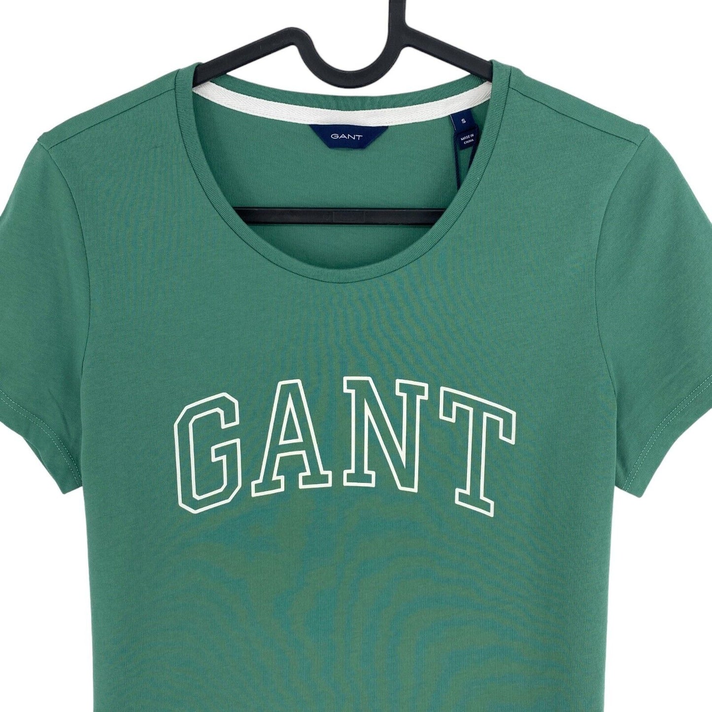 GANT Green Arch Logo Cap Sleeve Crew Neck T-shirt Taille S