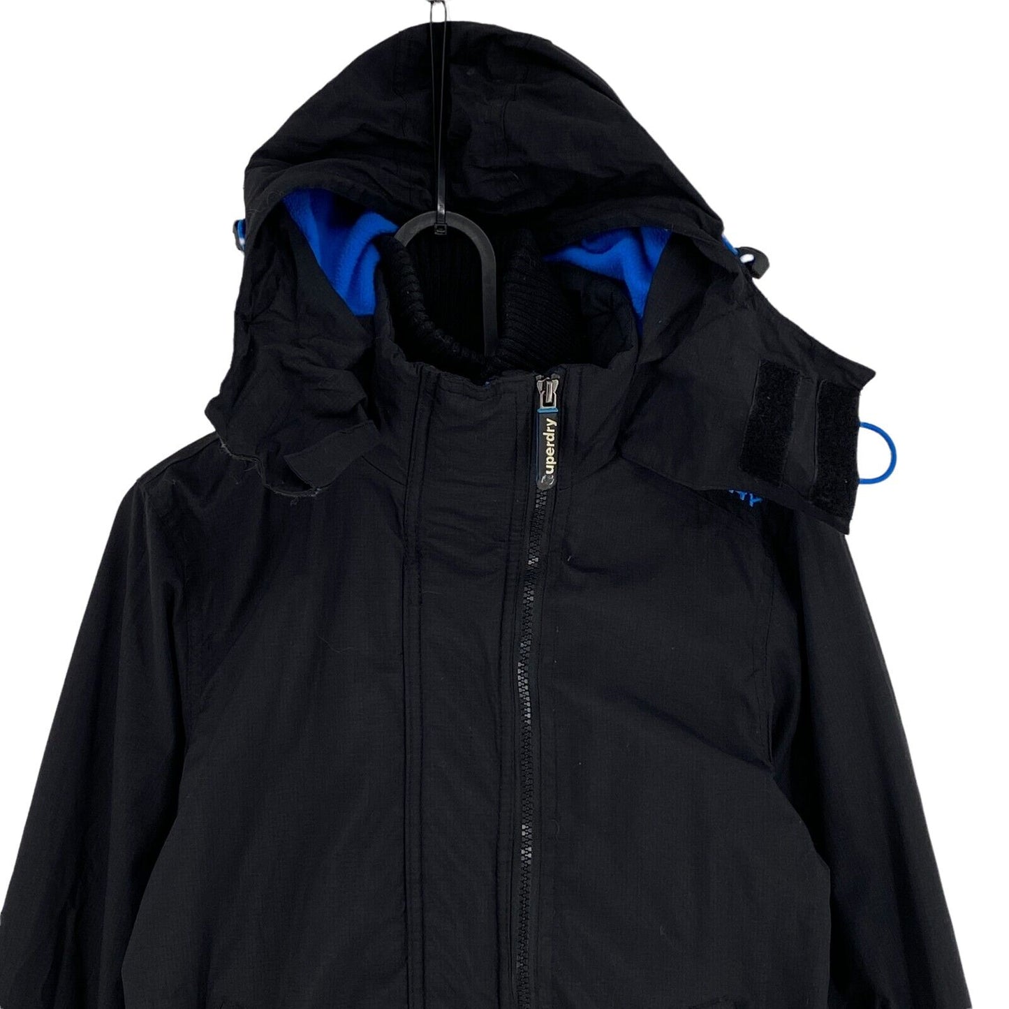 SUPERDRY Original Windcheater Black Hooded Jacket Size XS