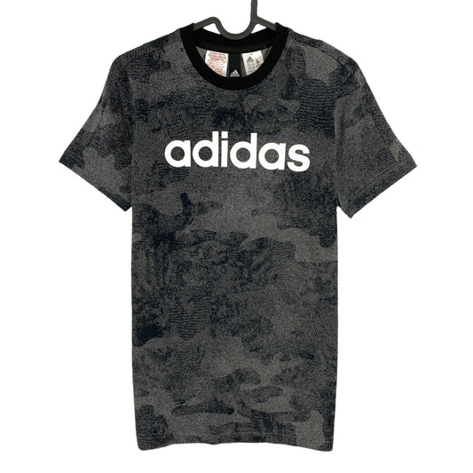 Adidas Youth Boys Gris Crew Neck T-shirt Taille 11-12 ans