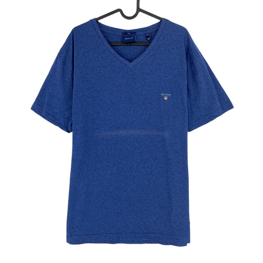 GANT Bleu Original Slim Col V T-shirt Taille 2XL XXL