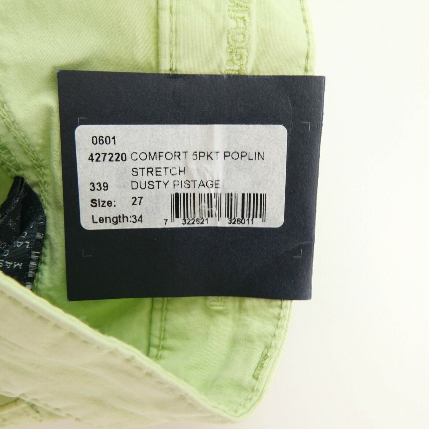 GANT Green Comfort 5 Pockets Poplin Stretch Jeans Size W27 L32 L34