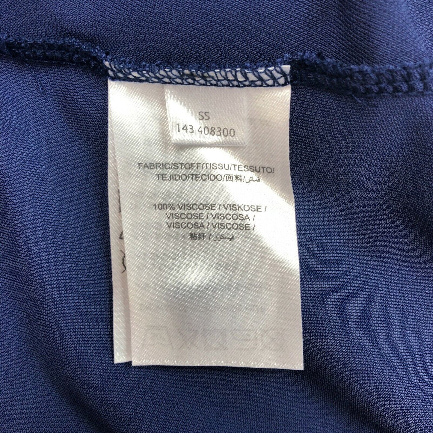 Prix ​​conseillé 209 € GANT Robe bleu marine à col rond et dos ouvert Taille S