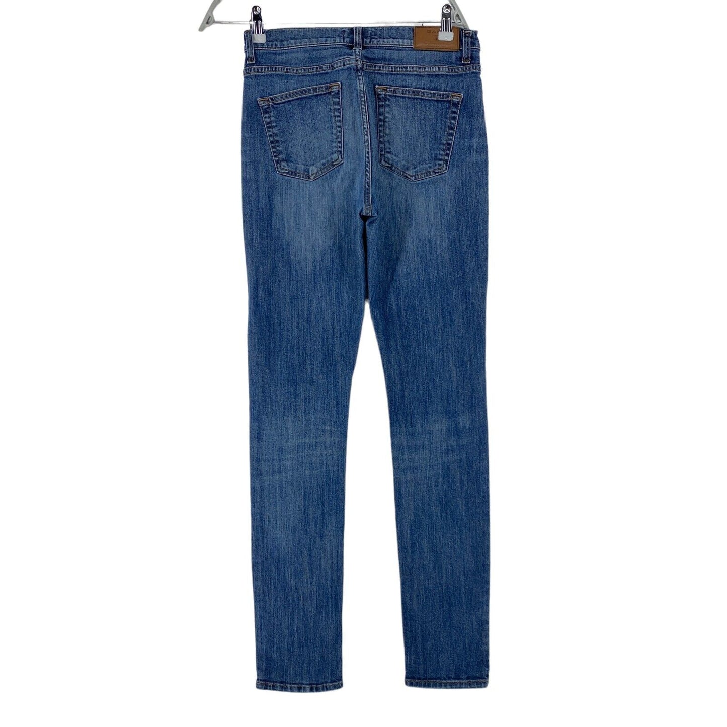 GANT KATE Damen Jeans mit hoher Taille und Stretch, Blau, Skinny Fit, Größe W27 L32