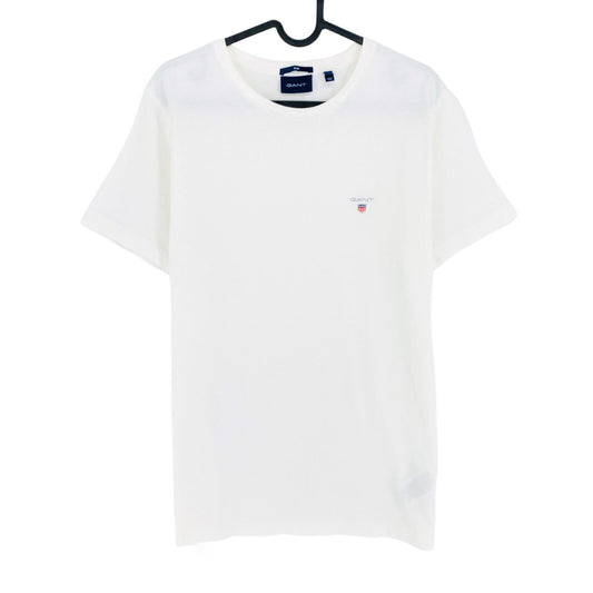 GANT Weiß Original Slim Fit Rundhals T-Shirt Größe M