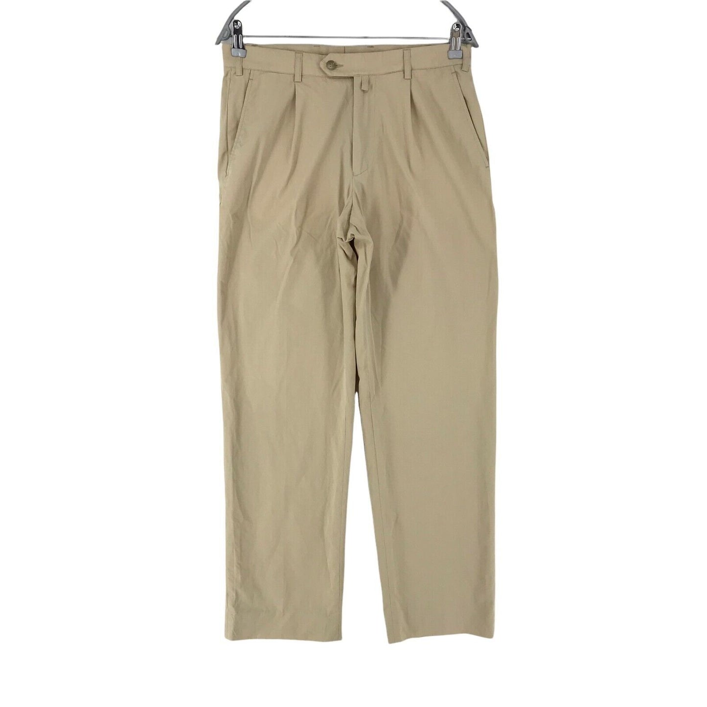 GANT Beige Chinohose mit normaler gerader Passform, Größe 46 W31