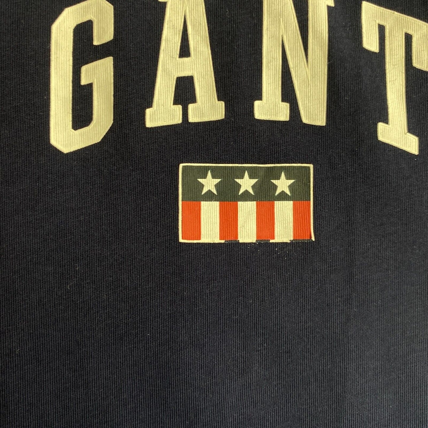 GANT Navy Blue Tag Crew Neck T-Shirt Size M