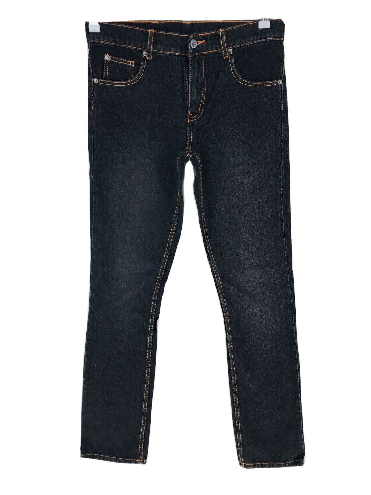 CHEAP MONDAY AUTOBAHN Damen Jeans, gerade Passform, schwarz, Größe W28 L34