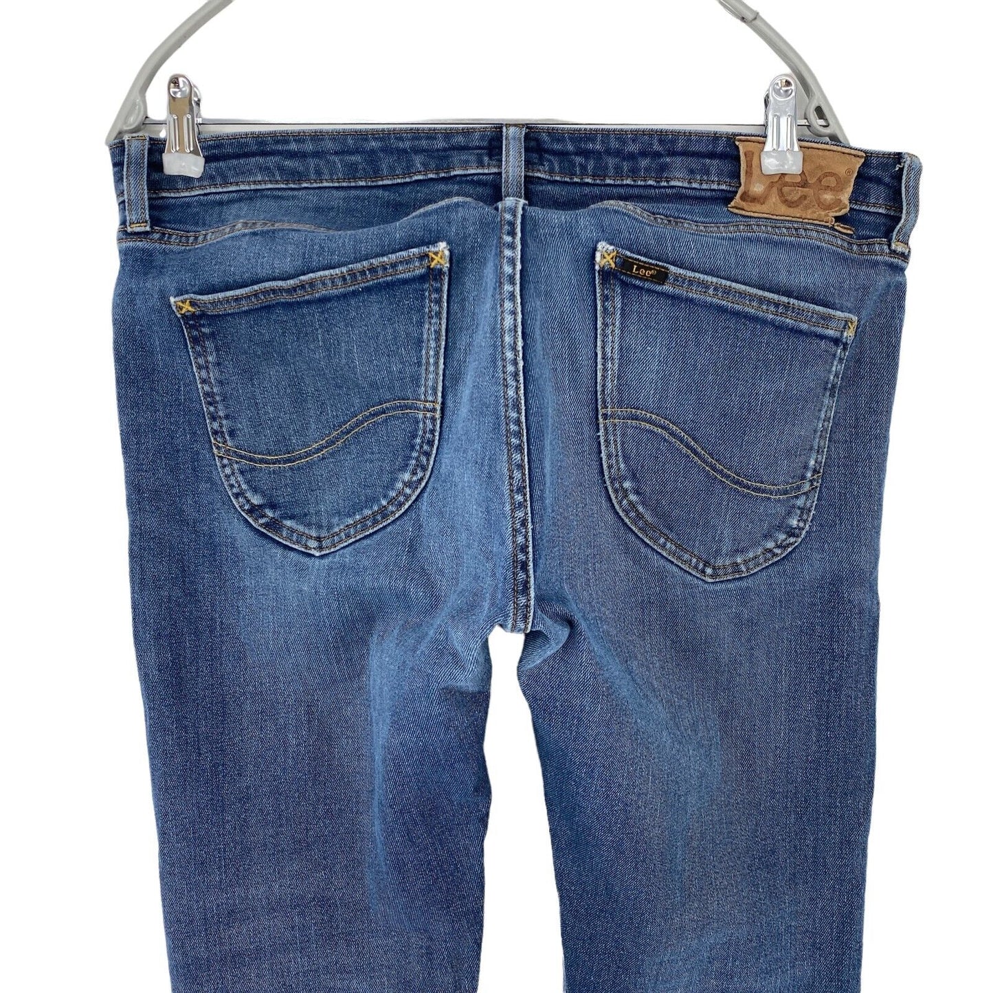 Lee MALONE Jeans in Skinny-Fit, Stretch, Blau, Größe W33 L28