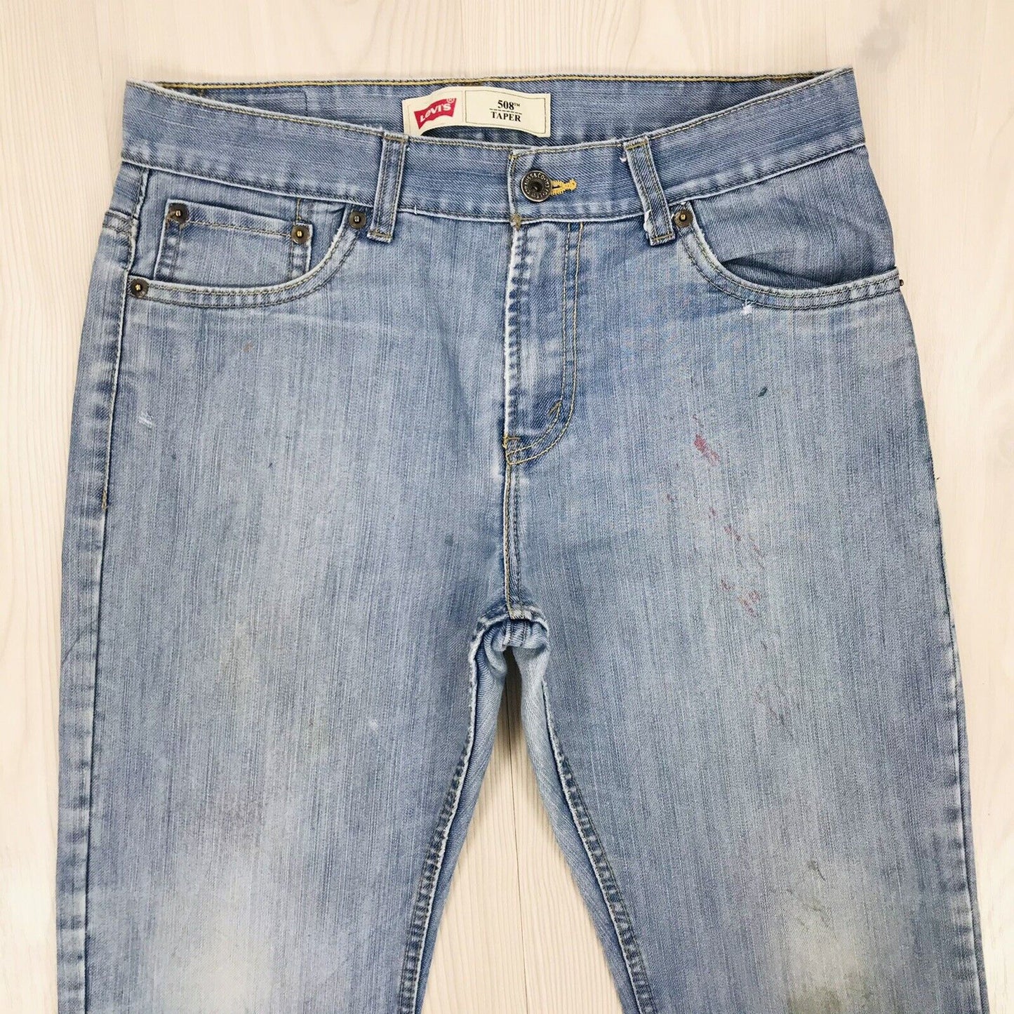 Vintage Levi's 508 Boys Blue Taper Fit Jeans 18 Reg / W29 L29