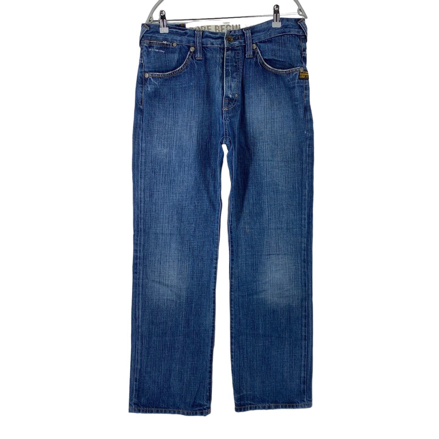 G-STAR CORE Jeans im Used-Look, normale Passform, Blau, W33 L32