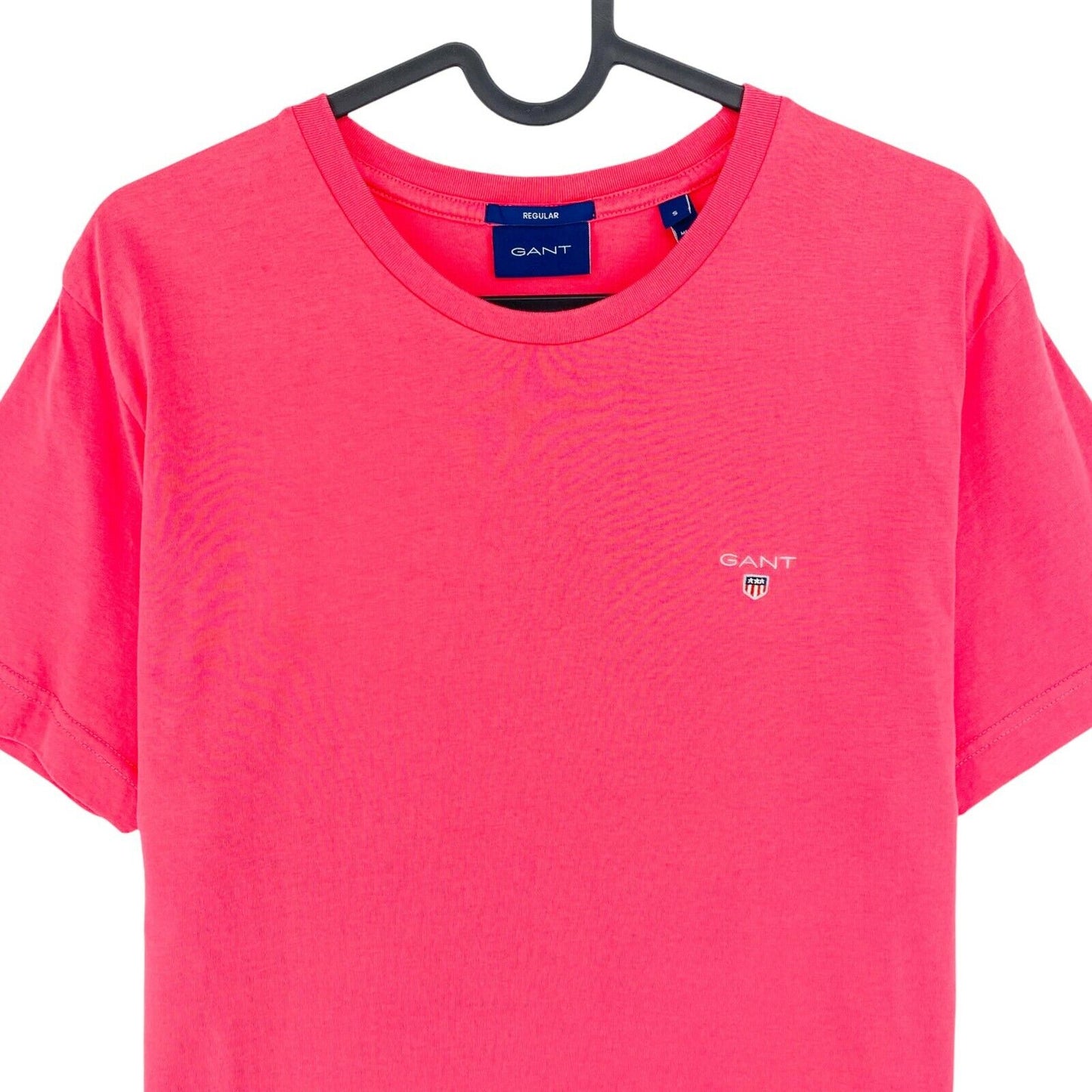 GANT Pink Regular Original Short Sleeves Crew Neck T Shirt Size S