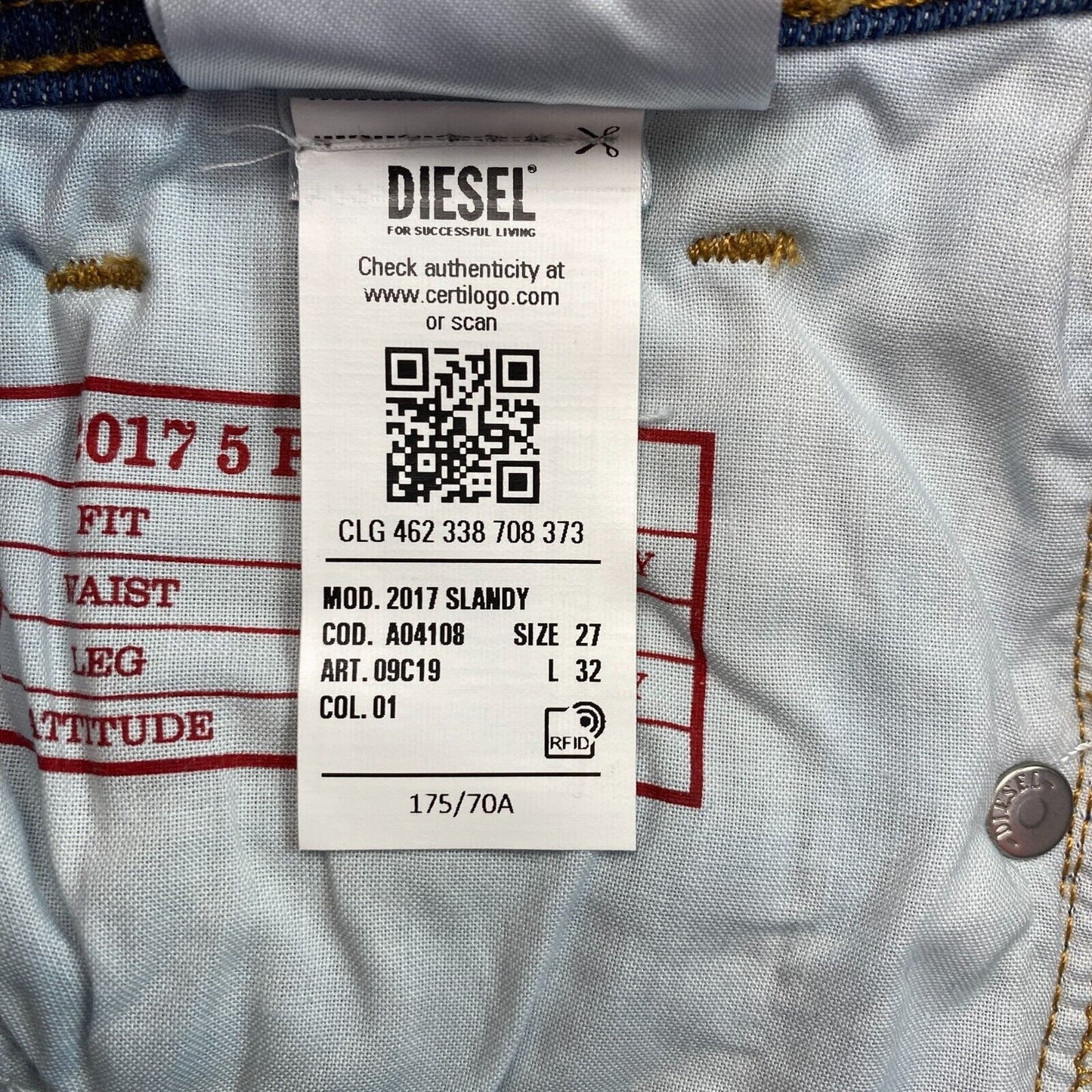 DIESEL Dunkelblaue Super Skinny Jeans Größe W27 L32