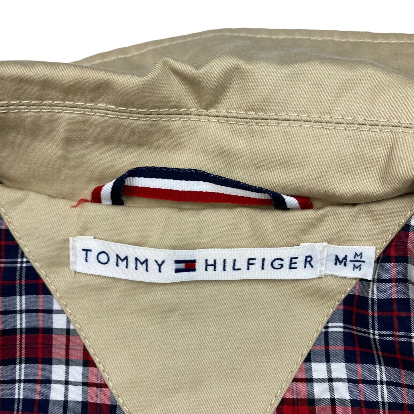 TOMMY HILFIGER Beige 100% Cotton Over Coat Size M