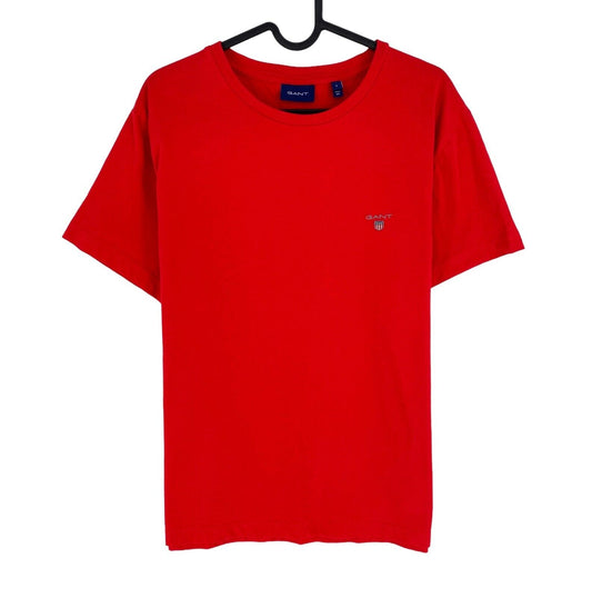 GANT Men Red Original Crew Neck Short Sleeve T-Shirt Size M