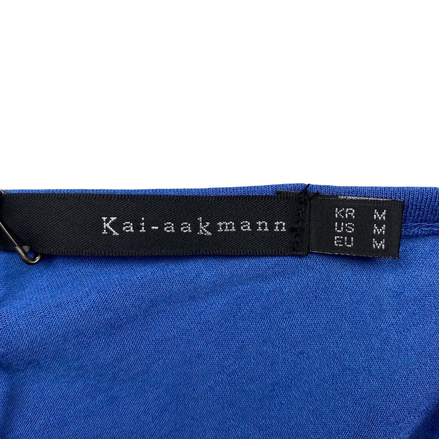 Kai-aakmann Bleu Sans Manches Halter Débardeur Blouse Taille M