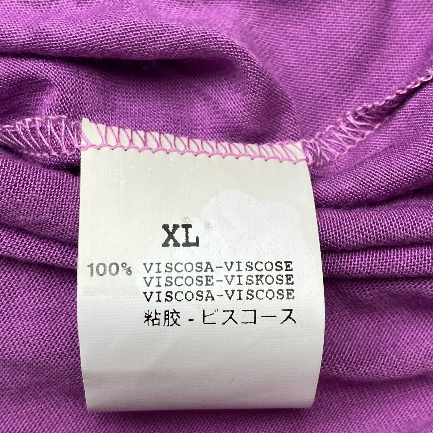 GAS Robe évasée à col en V profond violet taille XL