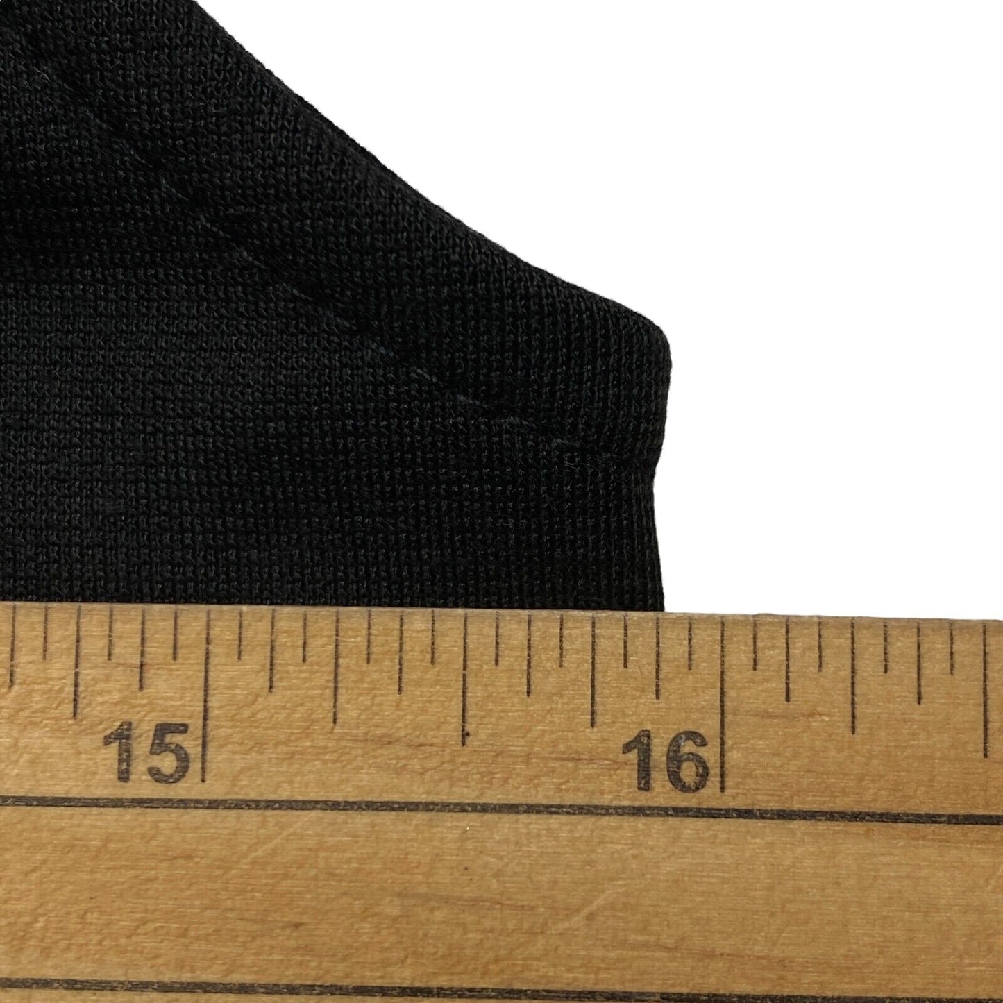 Lefties Robe fourreau en tricot noire sans manches à col rond Taille L