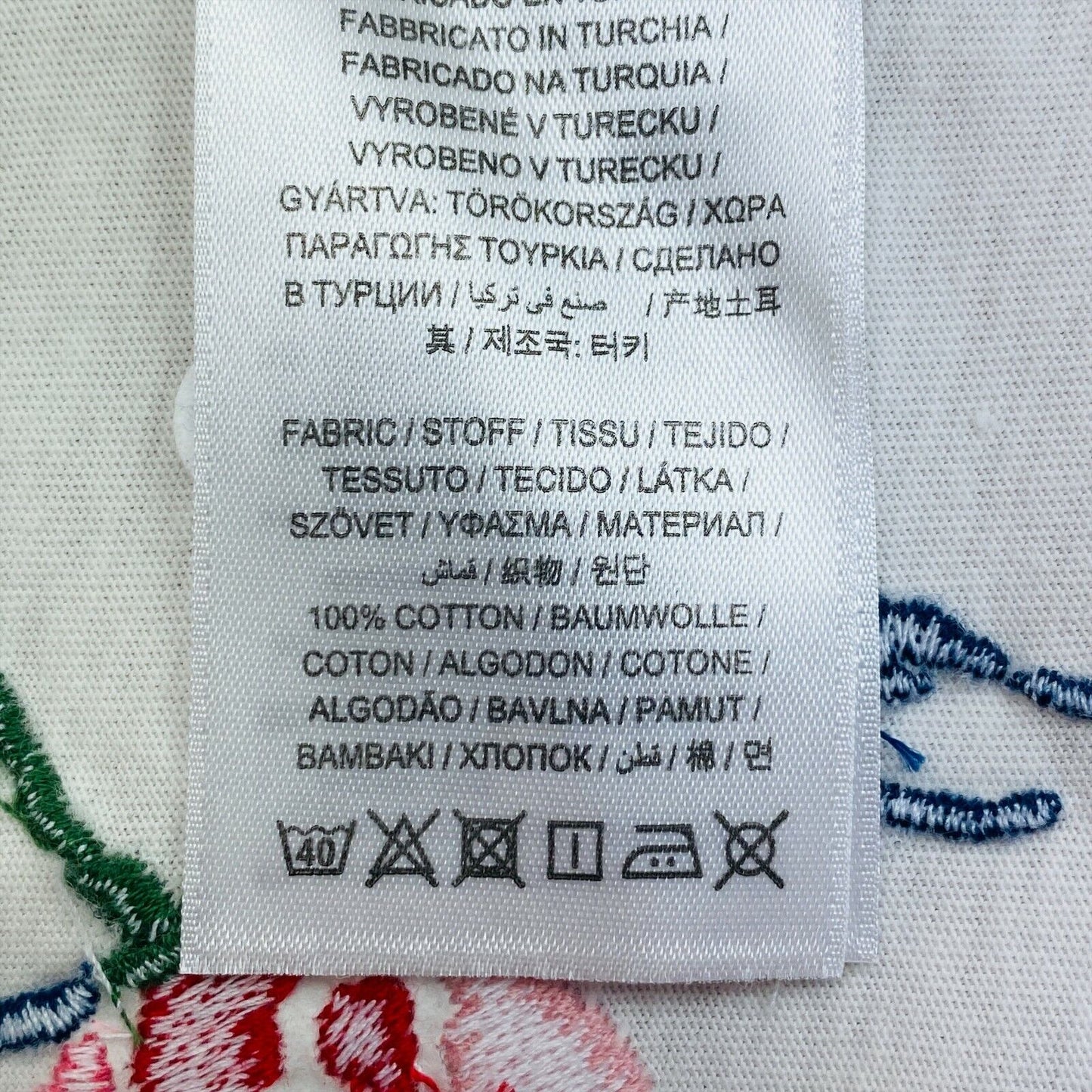 GANT T-Shirt mit Rundhalsausschnitt, weiß, Pfingstrosen, Größe XS