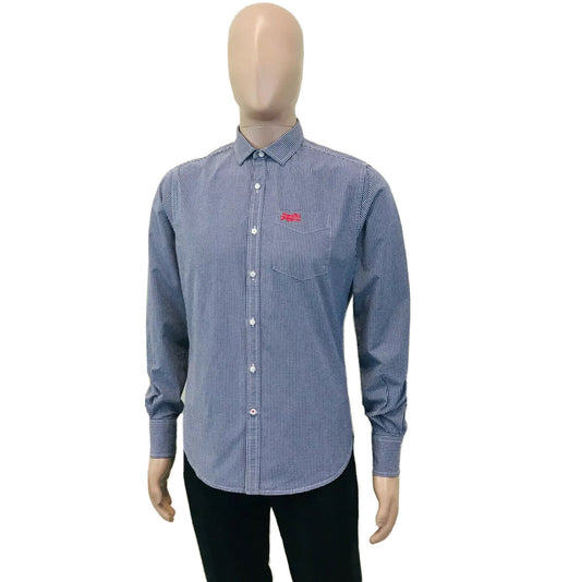 Superdry Shirt Shop Slim Fit Blue Shirt Size M Perfect!