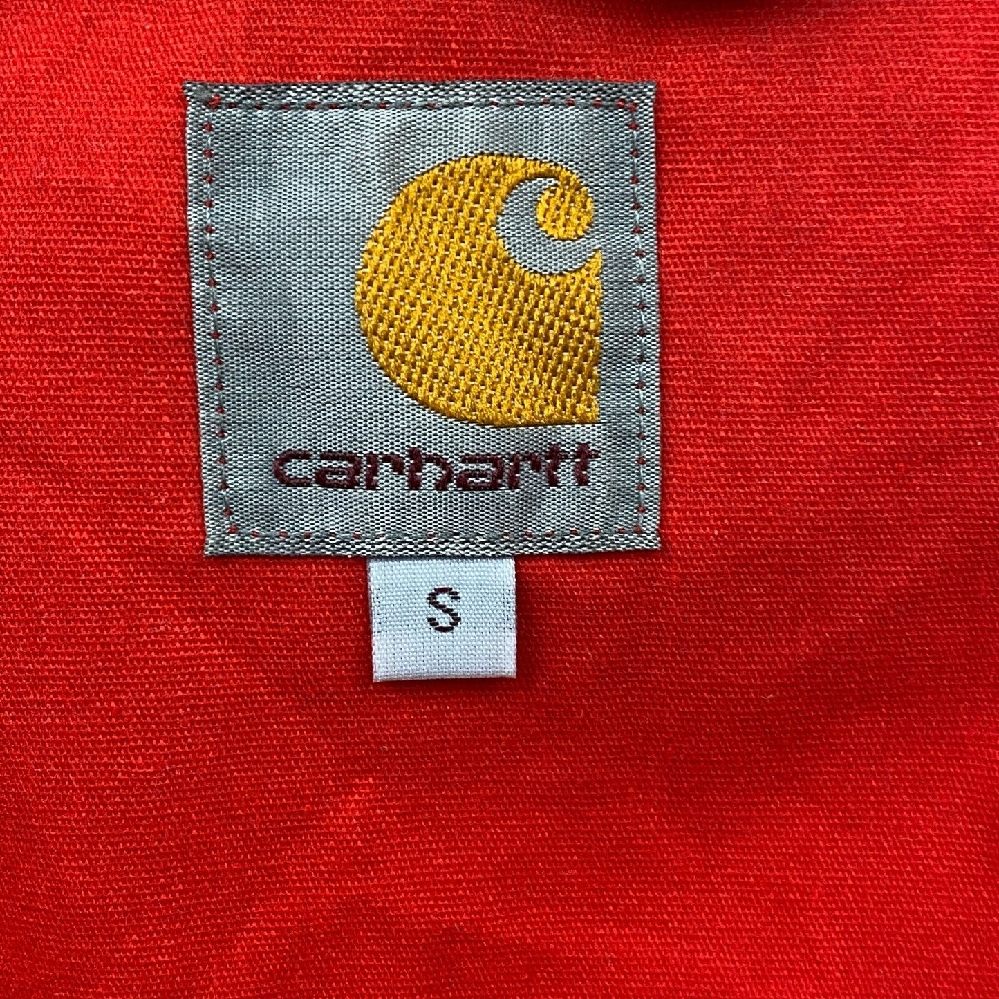 CARHARTT Red Hooded Jacket Size S