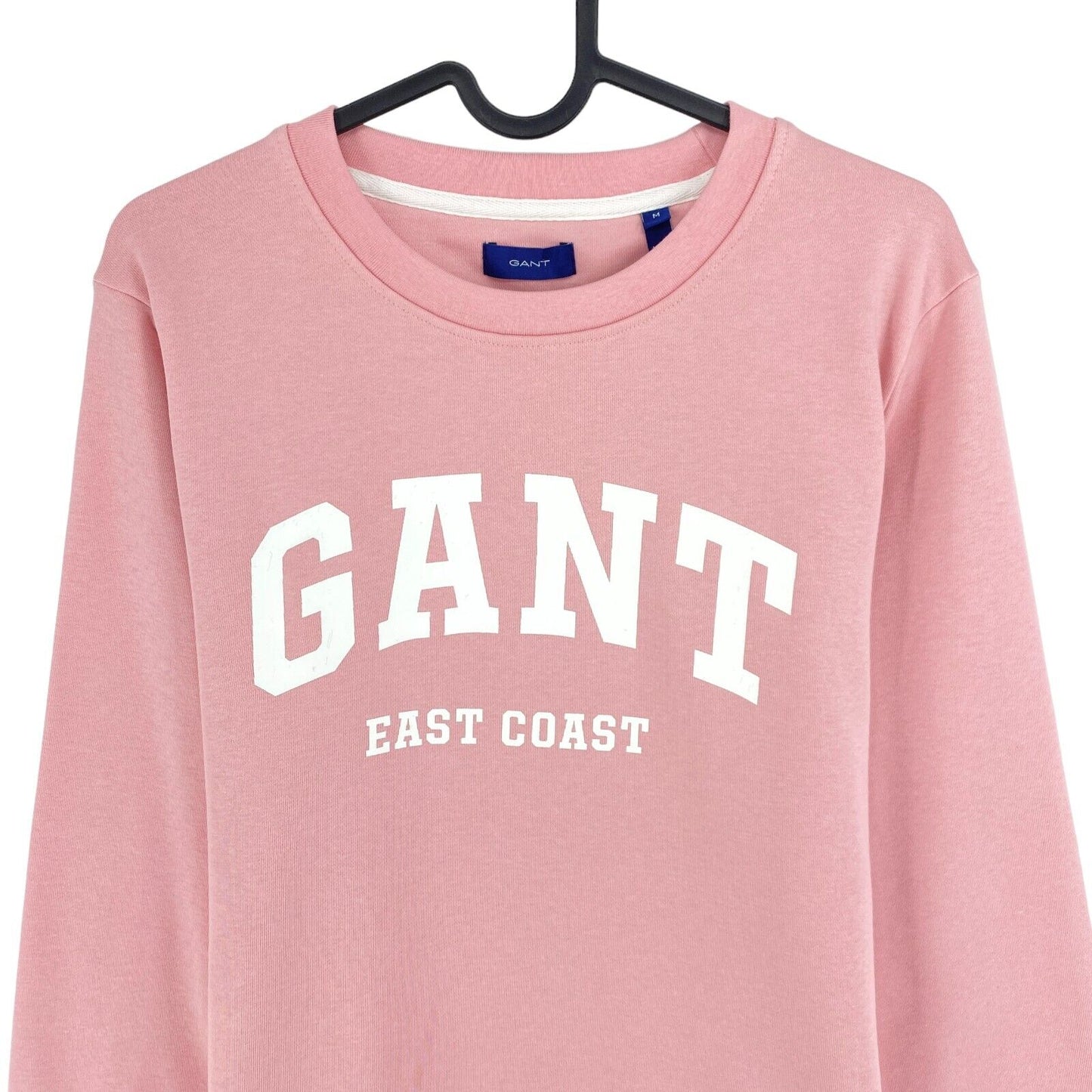 GANT Pink Logo Crew Neck Sweater Jumper Size M