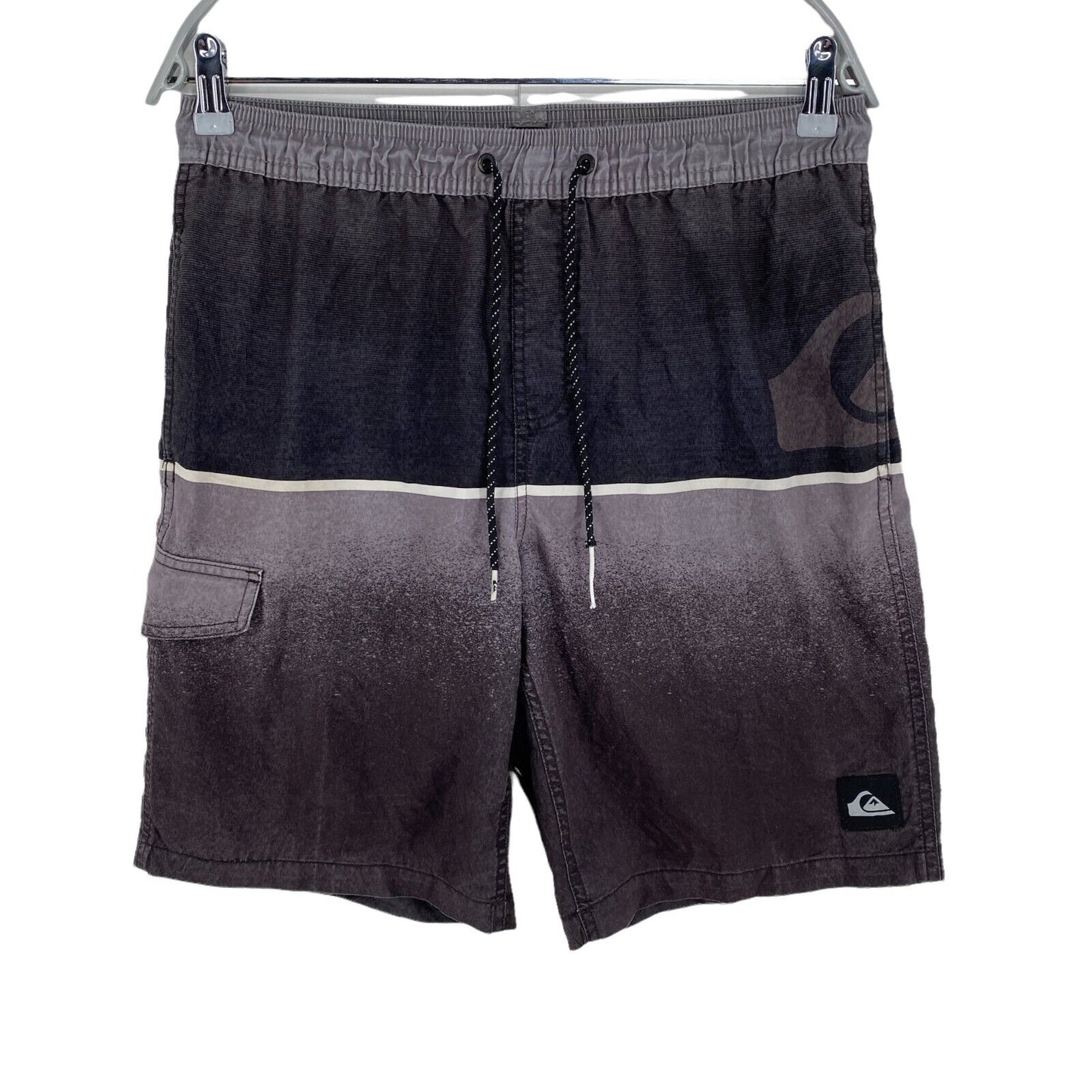 QUIKSILVER Dark Grey Swimwear Swimming Trunks Shorts Size 16 Years 176 Cm