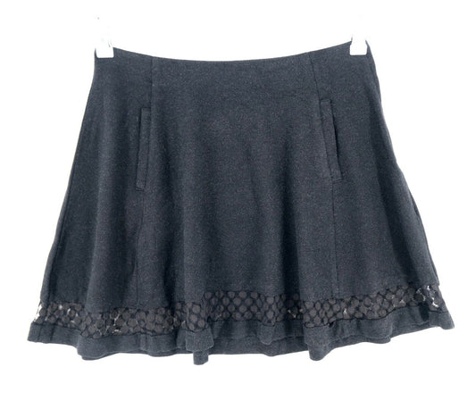 NAF NAF Black Pleated Skirt Size 40 42