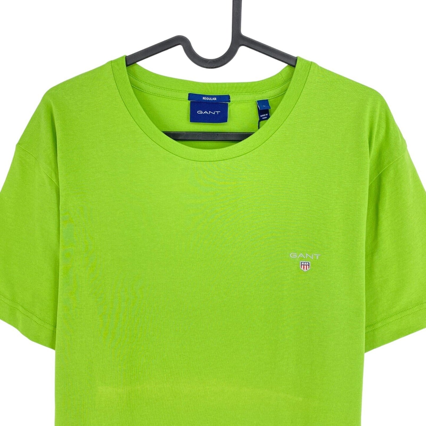 GANT Green Original Regular Fit Crew Neck T Shirt Size L