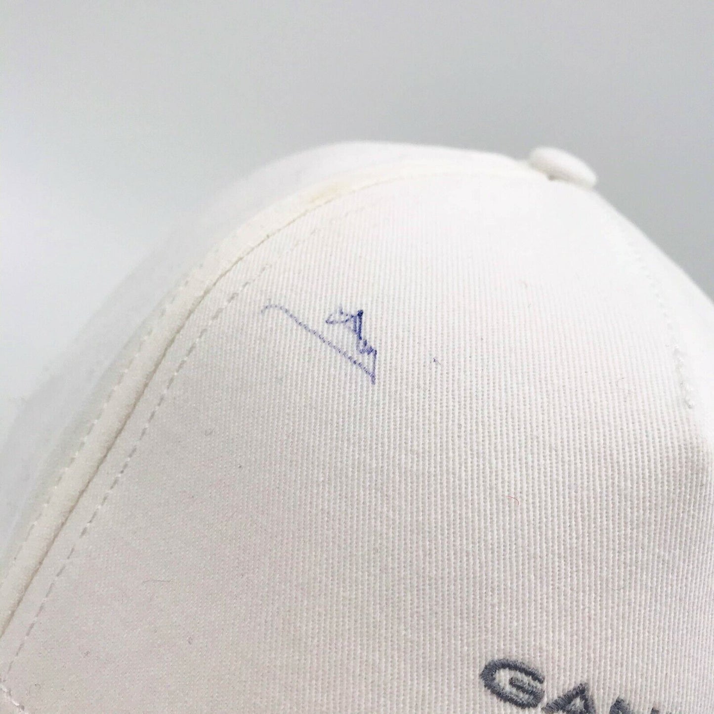 GANT White Original Shield Baseball Cap Hat Size S M