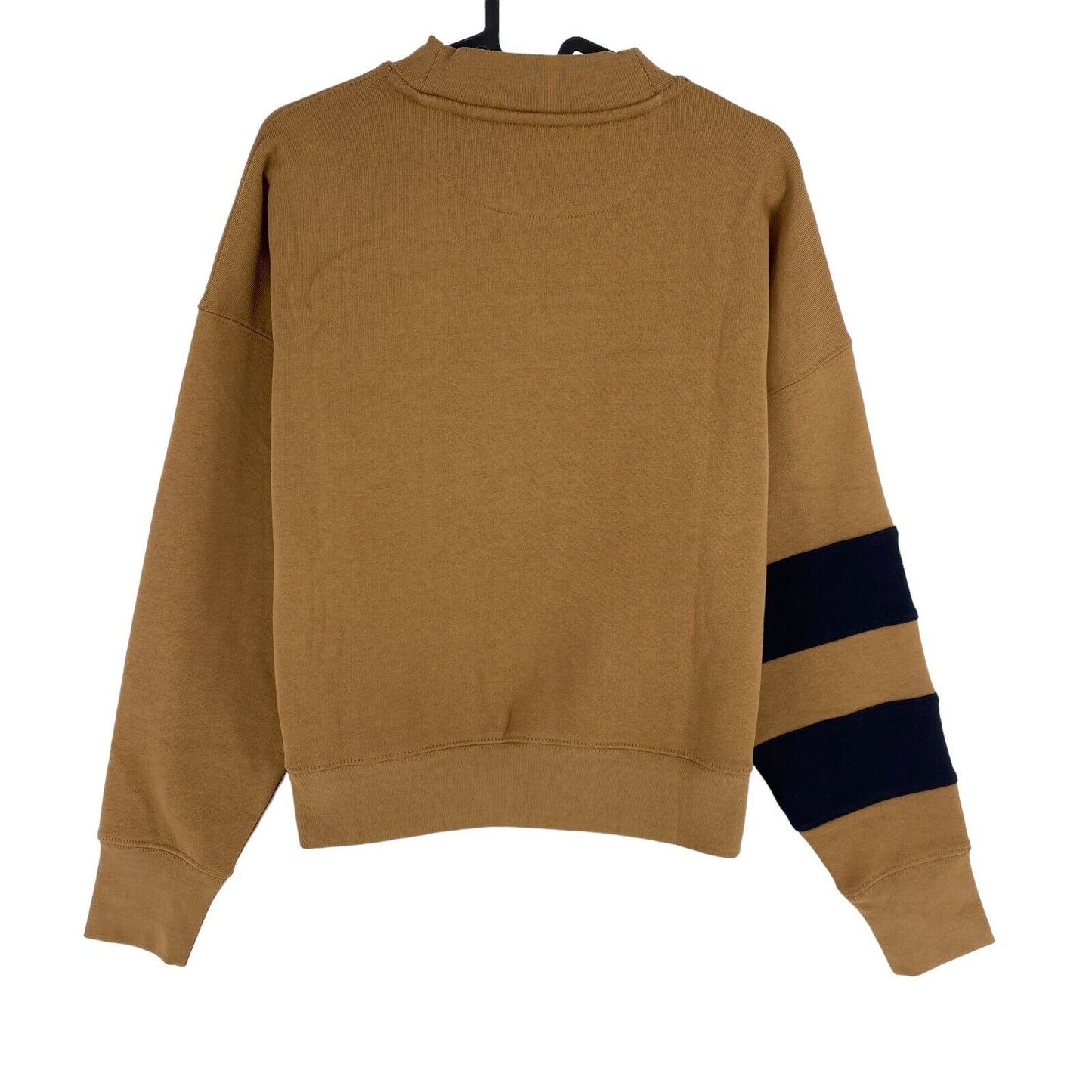 GANT Brown Retro Logo Block Crew Neck Jumper Pull Taille XS