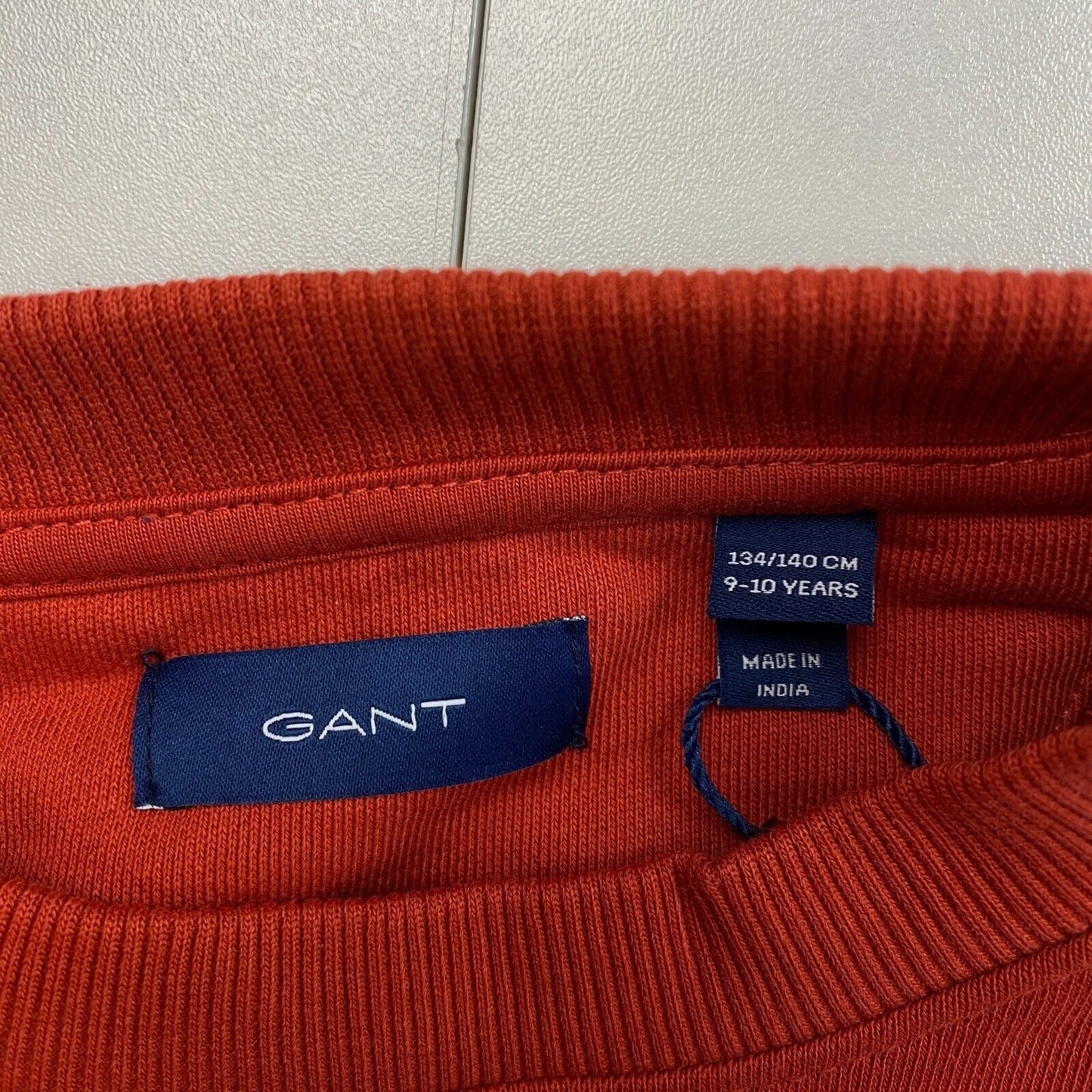 GANT Dark Orange Crew Neck Sweater Jumper Size 9-10 Years 134/140 cm