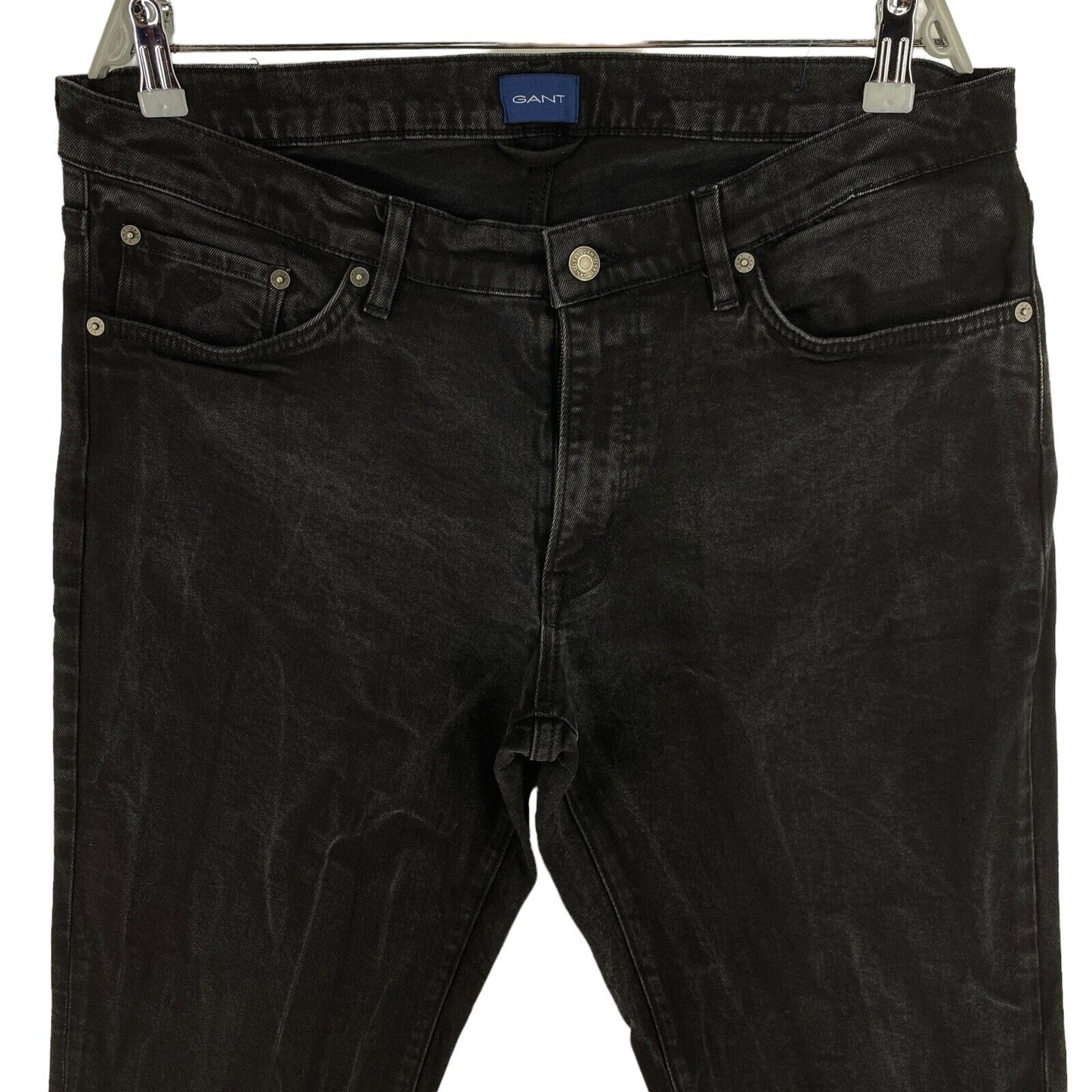 GANT Jeans in Slim Fit, Schwarz, Größe W35 L34