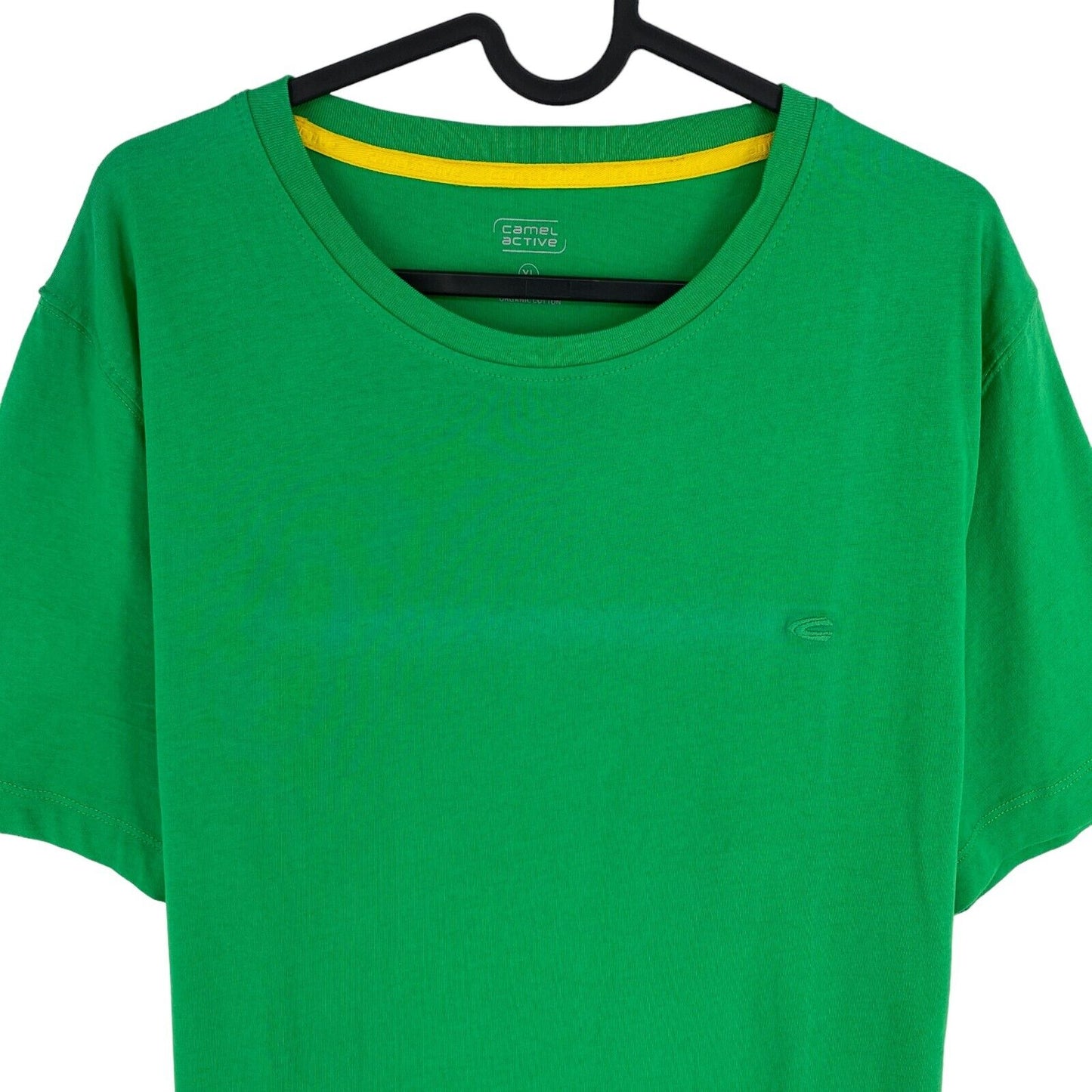 CAMEL ACTIVE Men Green Crew Neck Short Sleeves T Shirt Size XL