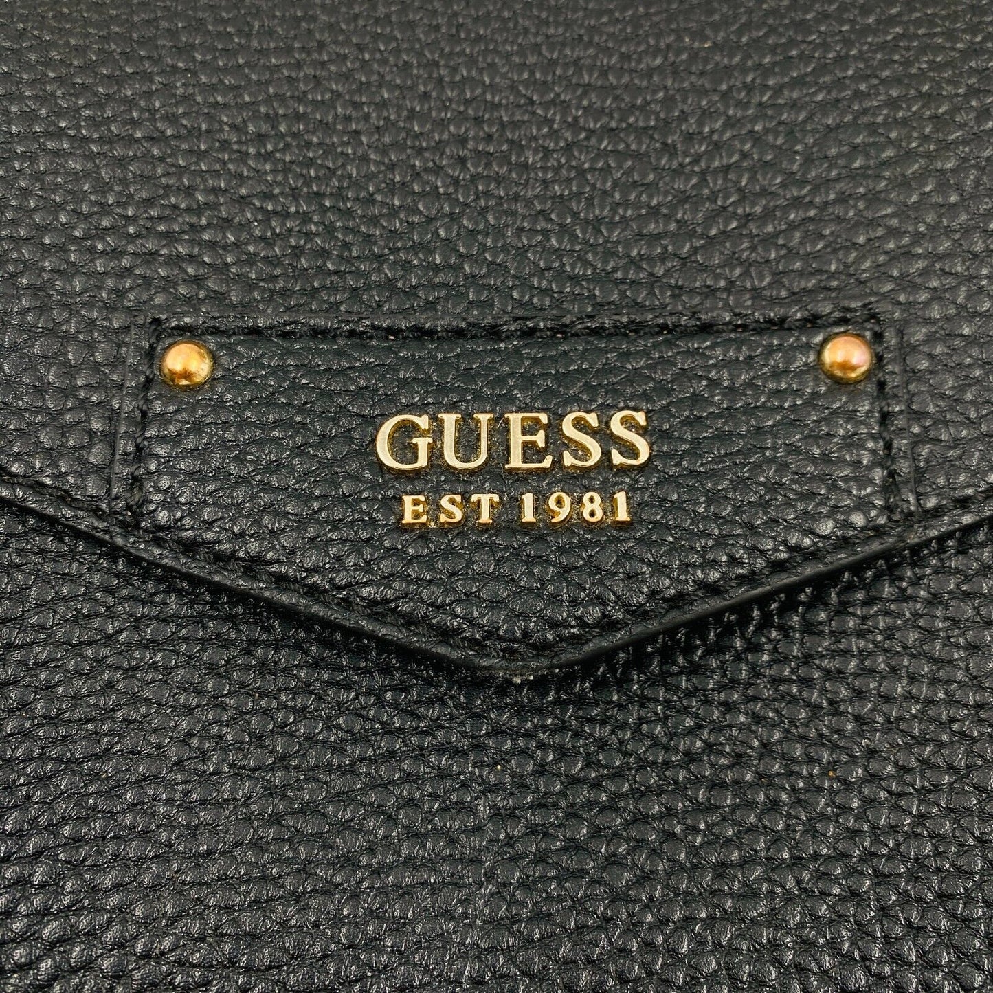 GUESS Women Black Eco Leather Shoulder Bag