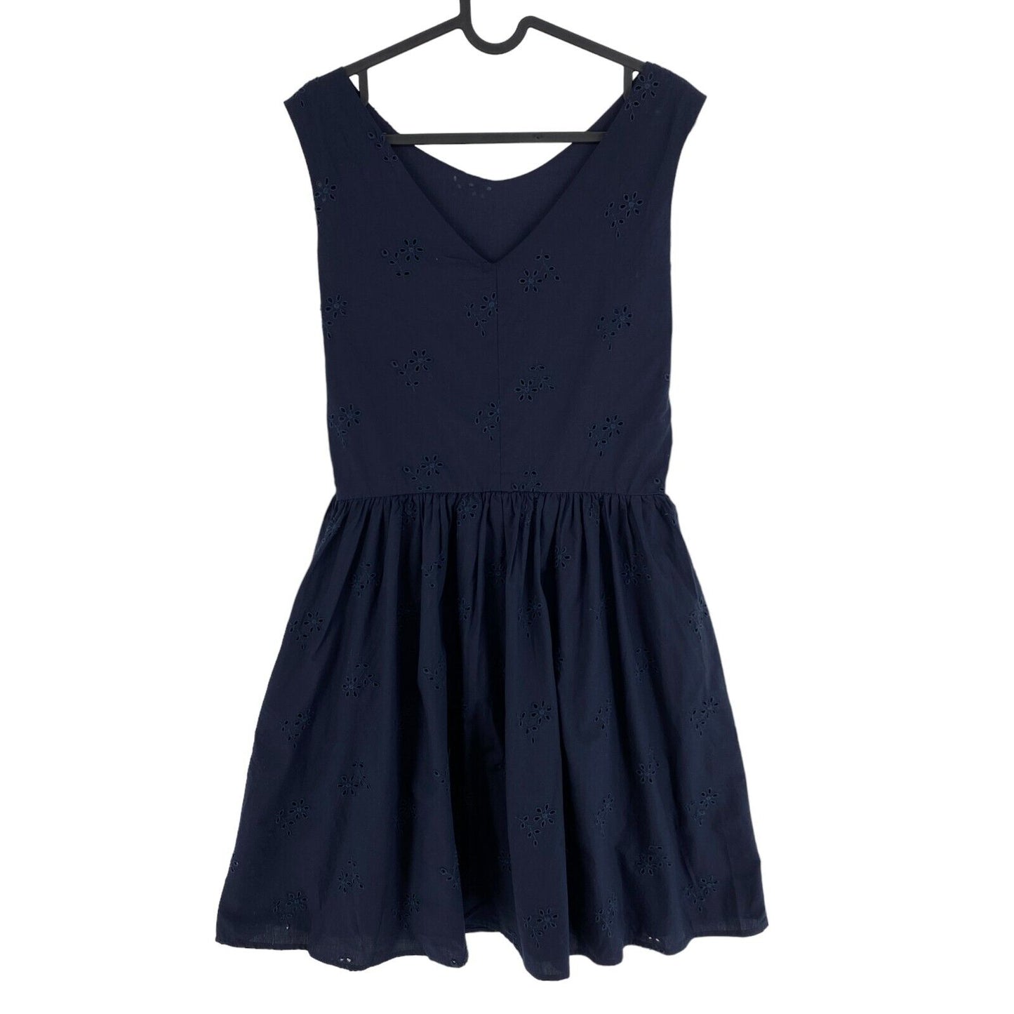 GANT Girls Navy Blue Broderie Anglaise Dress Size 13/14 Years 158 / 164 cm