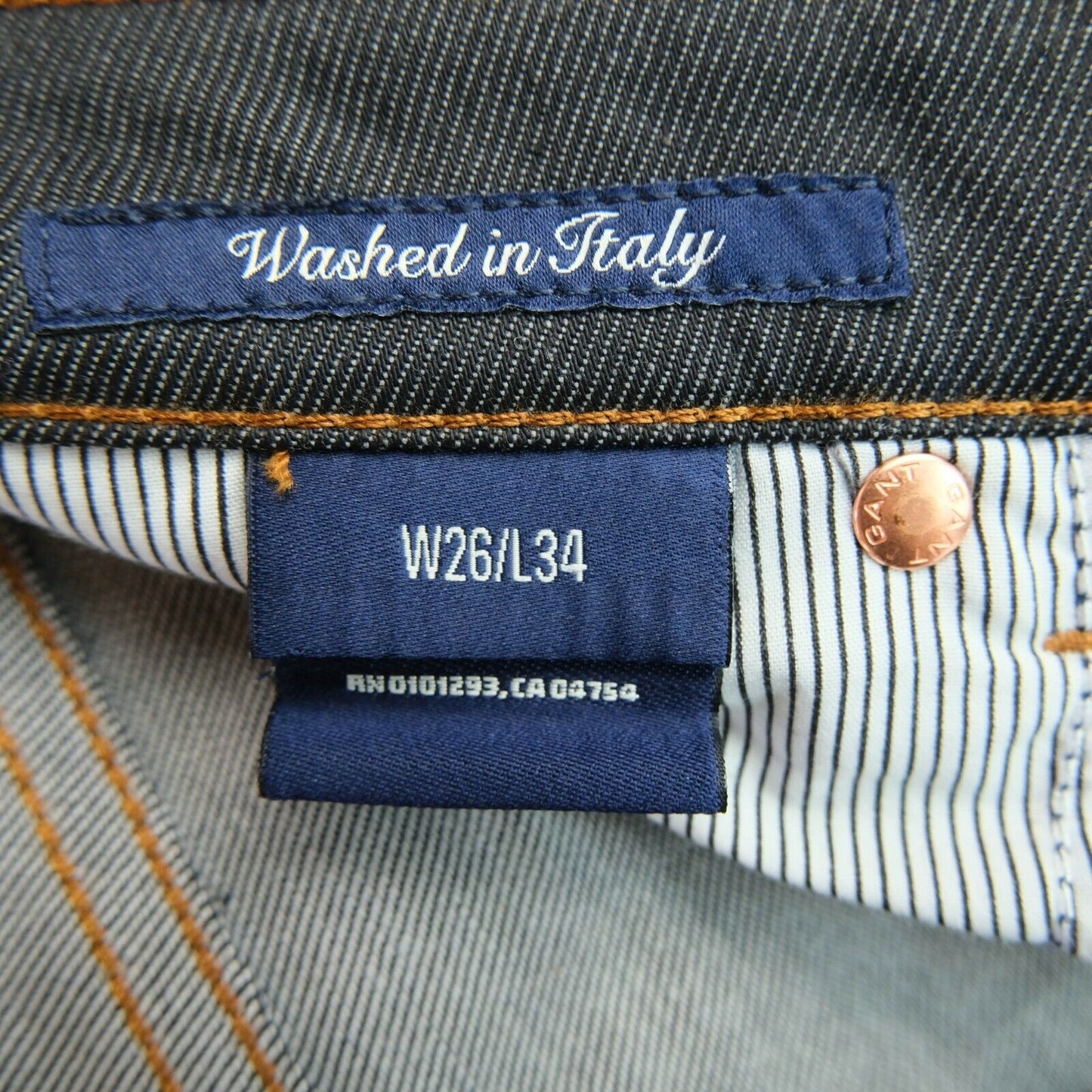 GANT Jeans „Nelly“ in klassischem Denim mit schmalem Bein, Dunkelgrau, Größe W26 L34