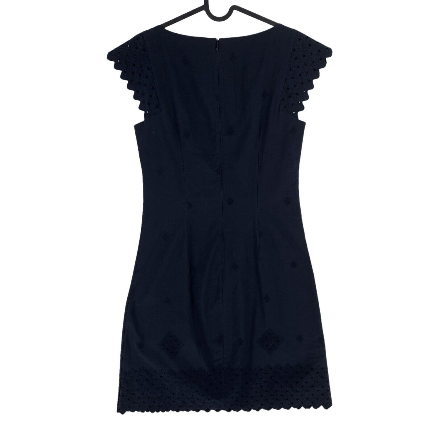 GANT Navy Blue Broderie Anglaise Sleeveless Dress Size EU 34 UK 6 US 4