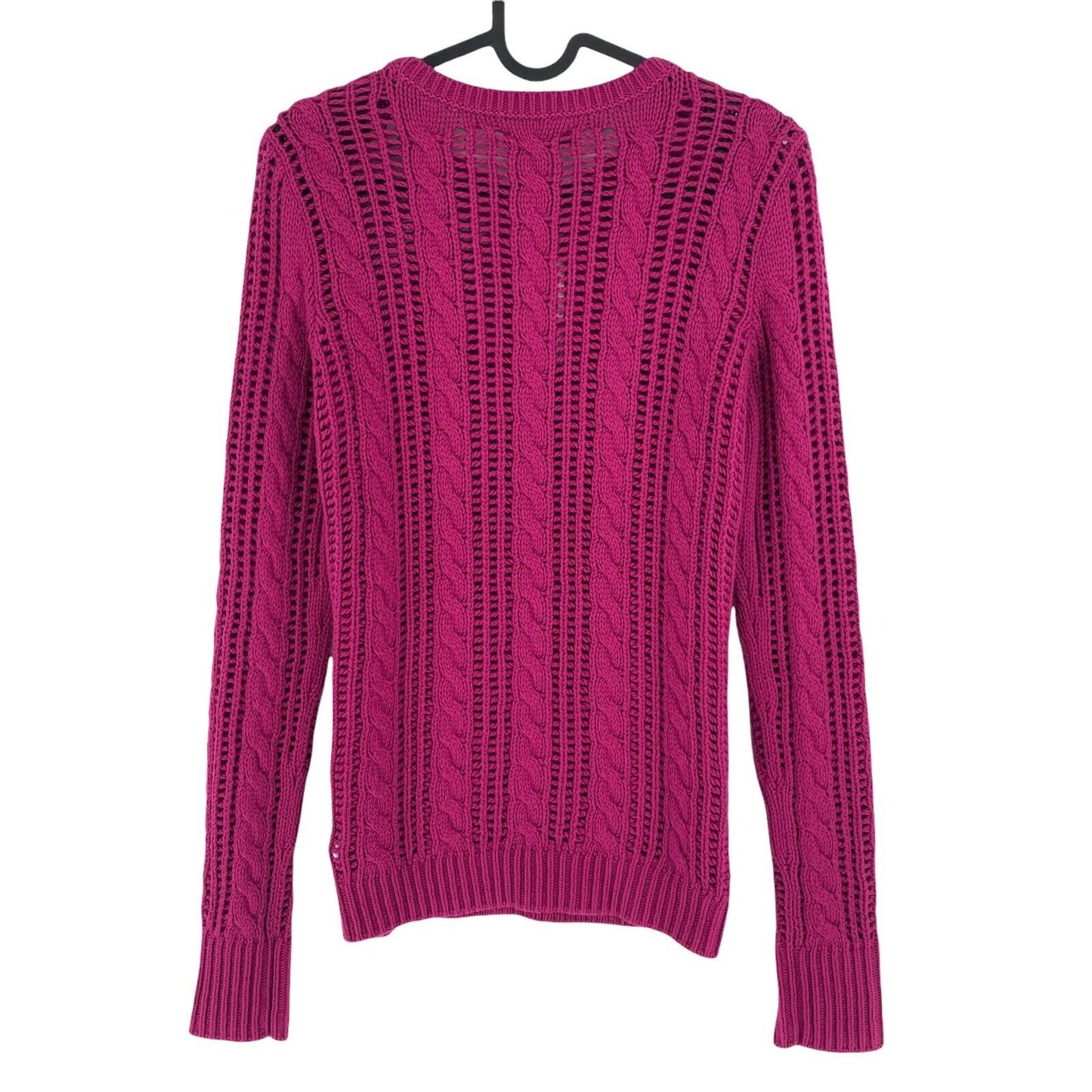 NAUTICA Dark Pink Crew Neck Jumper Sweater Size 2XS