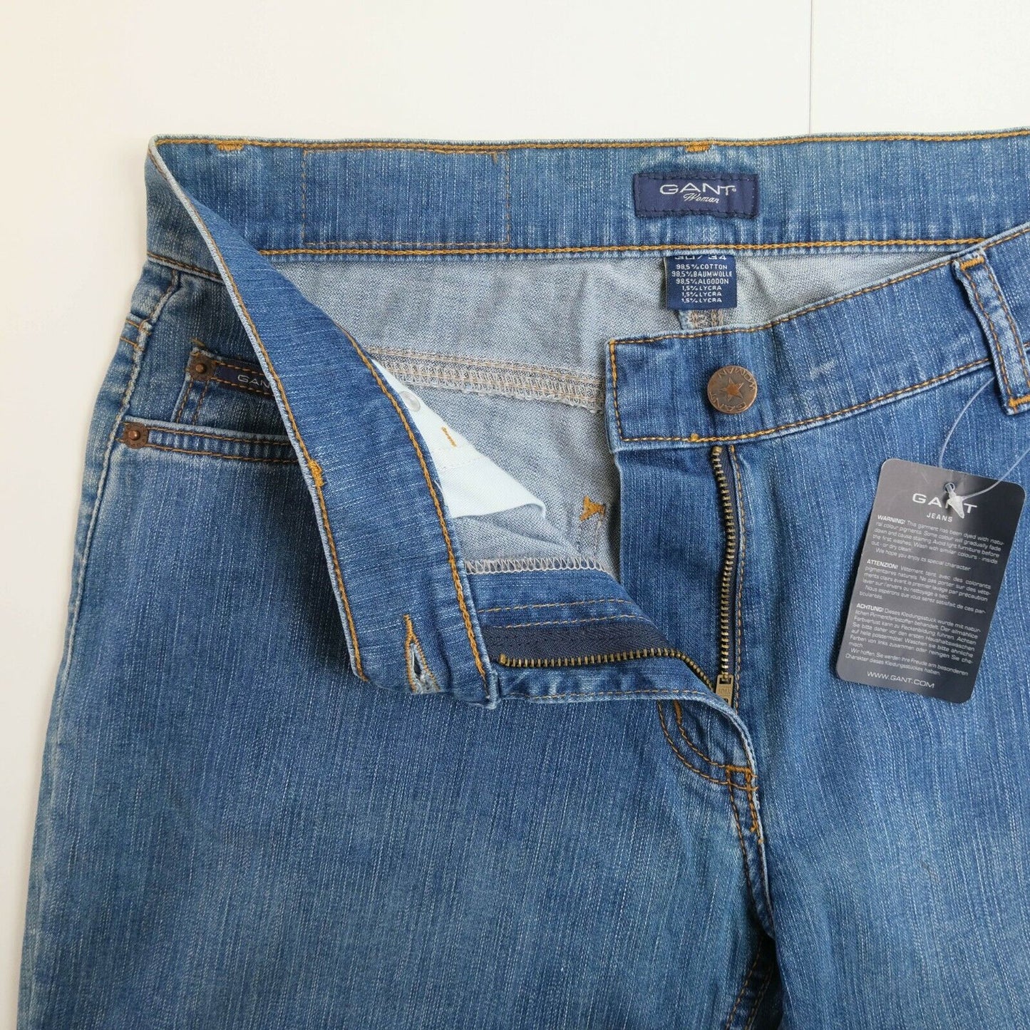 GANT Women Blue Denim Jeans Size W28 L34 W30 L34