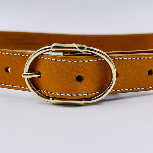 GANT Brown 100% Leather Holiday Belt Size 80 cm 32 in.