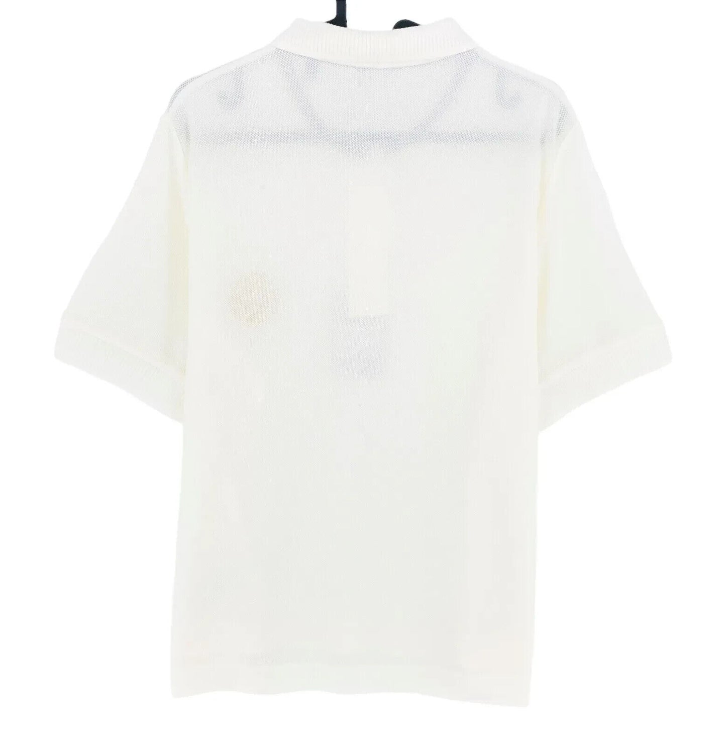 GANT Women White Rope Icon Pique Polo Shirt Size S