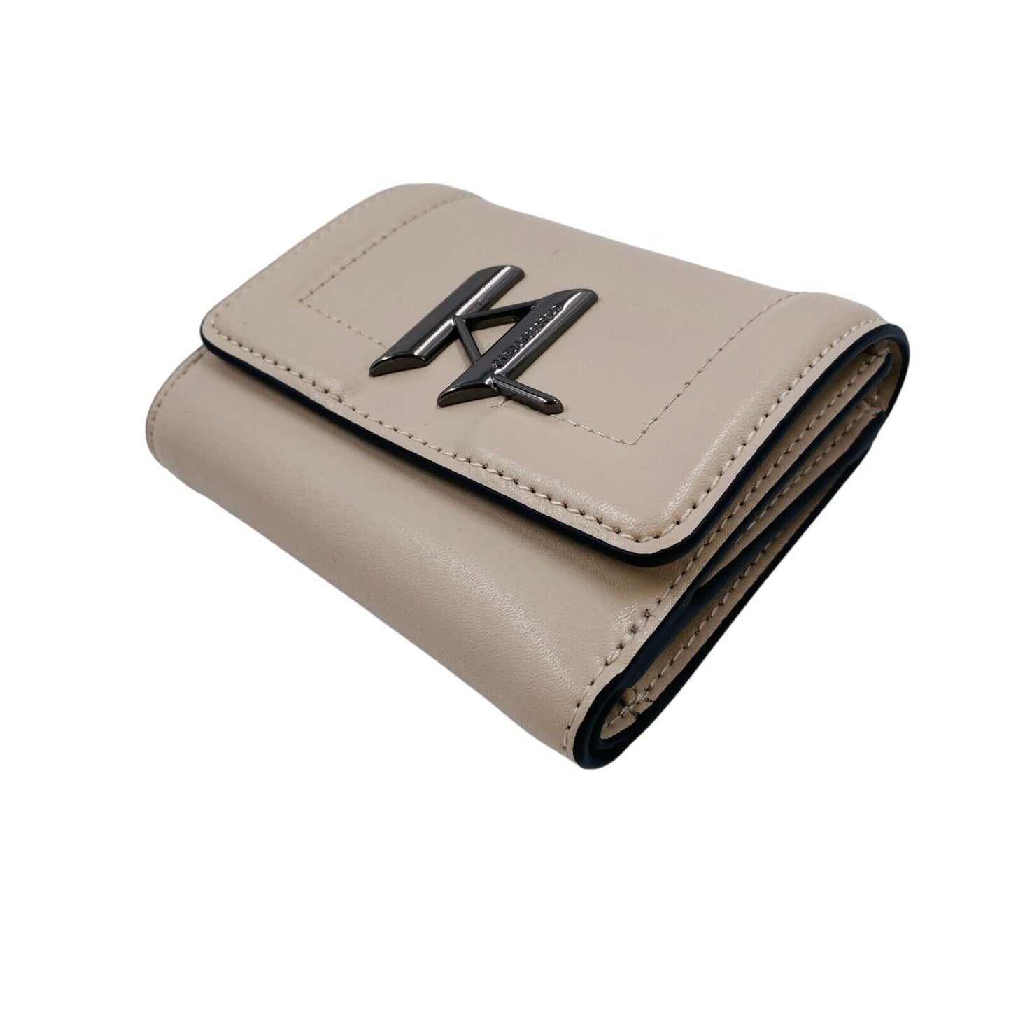 Karl Lagerfeld Beige Women 100% Cow Leather Wallet