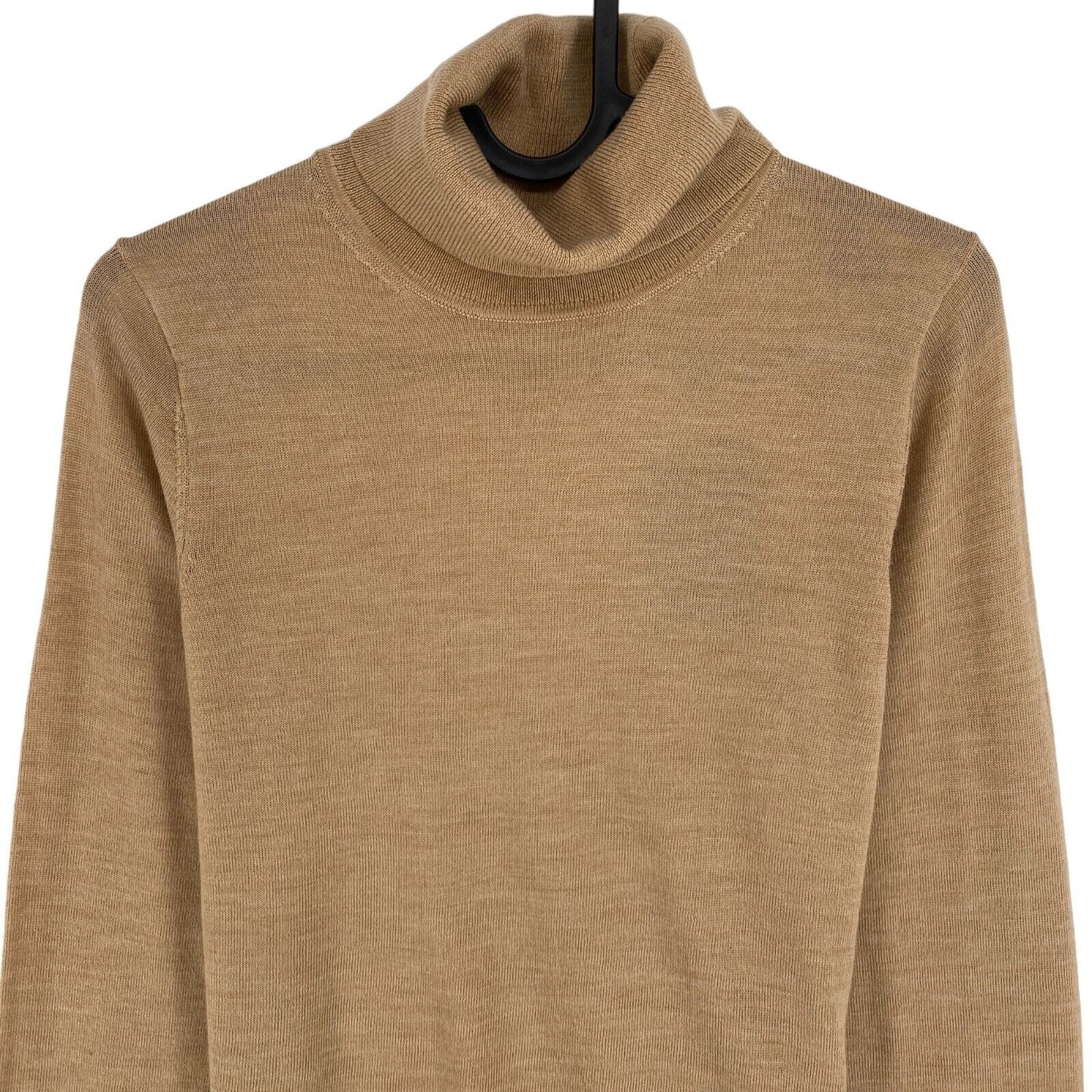 GANT Brauner Rollkragenpullover aus 100 % Wolle, Größe XS